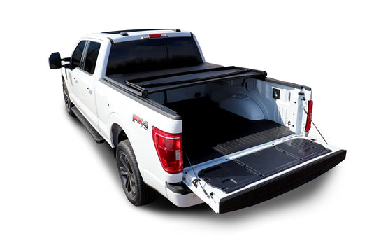 Enthuze Soft Tri-Fold Tonneau Cover for 2009-2024 RAM 1500 Classic 6'4 Bed