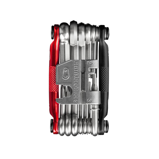 Crank Brothers 19 Multi Tool, Black/Red