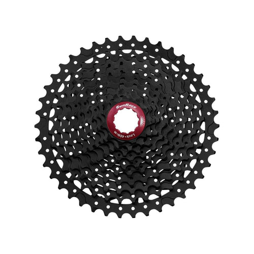 SunRace CSMX3 Pinion Cassette, Unisex-Adult, Black, 11-46 Teeth - RACKTRENDZ