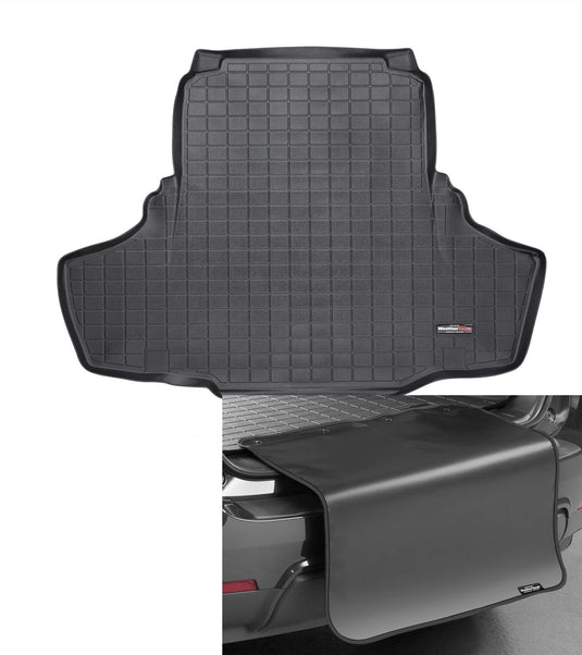 WeatherTech Cargo Trunk Liner for Lexus GS - Trunk with Bumper Protector (40565SK) Black