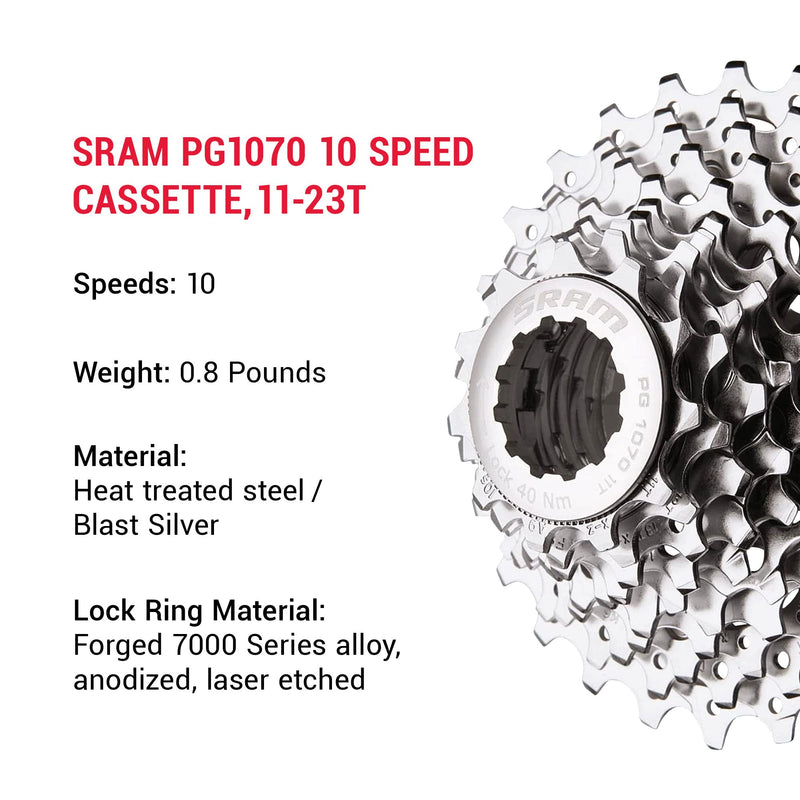 Chargez l&#39;image dans la visionneuse de la galerie, SRAM PG1070 10-Speed Cassette (11-26T) - RACKTRENDZ
