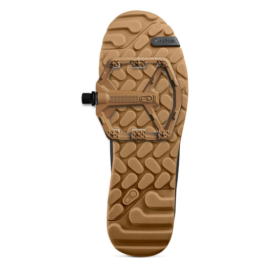 Crankbrothers Stamp 0 Flat Pedals for MTB & BMX Bikes, Lightweight Composite Body, Enhanced Grip with 12 Pins, Brown, Small