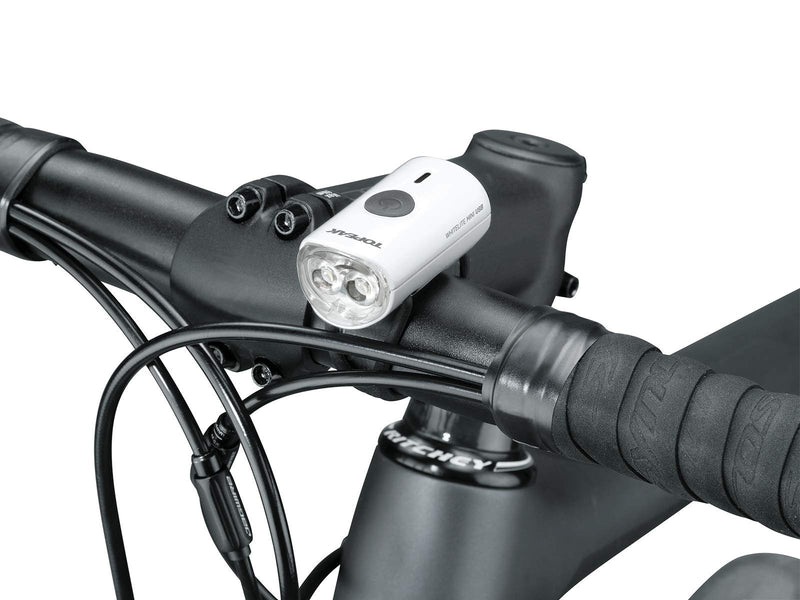 Load image into Gallery viewer, Bicycle Light Topeak Combo Whitelite Mini/Redlite Mini USB Black - RACKTRENDZ
