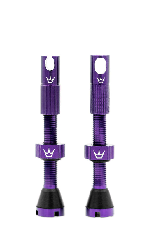 Peaty's x Chris King (MK2) Tubeless Valves, 42mm, Violet - RACKTRENDZ