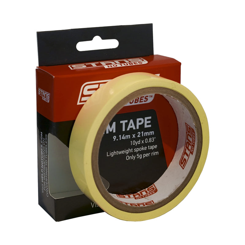 Load image into Gallery viewer, Notubes Rim Tape for Stans Ztr Rims 60yd x 21mm 55m, AS0004 Wheels, Yellow, 21mm x 54840mm - RACKTRENDZ
