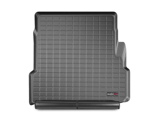 Weathertech Cargo Trunk Liner with Bumper Protector for Jaguar XE - Trunk with Bumper Protector (401090SK), Black
