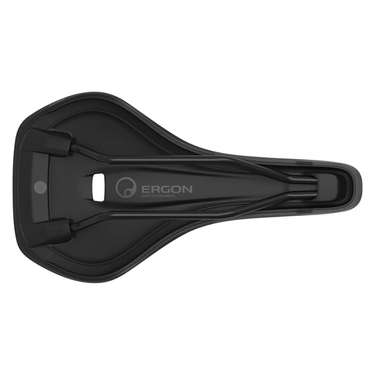 Ergon - SMC Sport Gel Saddle | for Mountain, Trail, Gravel and Bikepacking Bikes | Mens Option | Small/Medium | Stealth Black - RACKTRENDZ