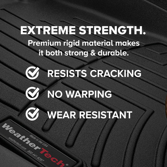 WeatherTech Custom Fit FloorLiner for Ram Truck 1500 / Ram Truck 1500 Classic - 1st & 2nd Row (Grey)
