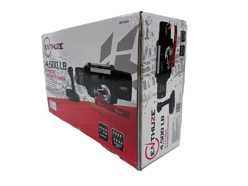 Load image into Gallery viewer, Enthuze 4500 LB Electric Winch for UTV &amp; Powersports

