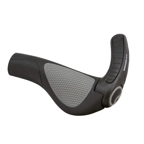 Ergon GP3 Ergonomic Bike Handlebar Grips with Medium Size Bar End Support | Regular Shifter, Large - RACKTRENDZ