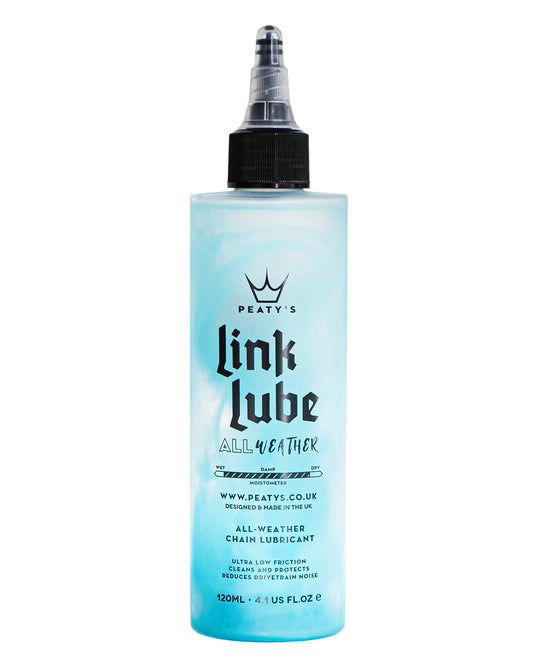 PEATYS Peaty's Link Lube lubrifiant 120ml Transmission Cycle Adulte Unisexe, Bleu - RACKTRENDZ