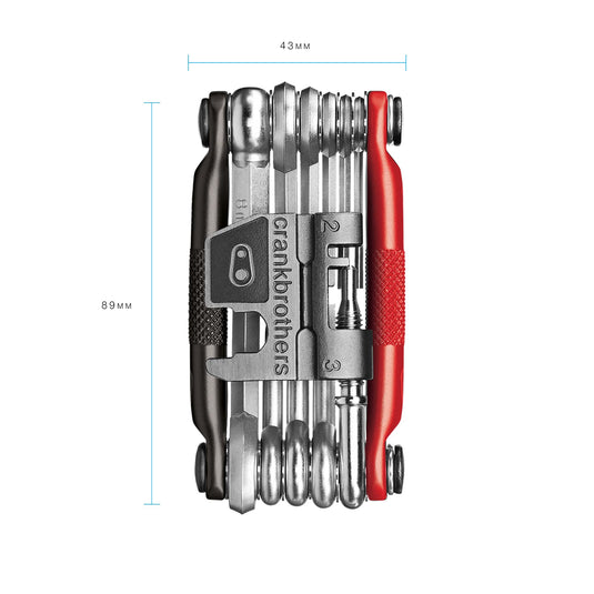 OUTIL MULTIFONCTION CRNKBRO M17 NOIR/ROUGE