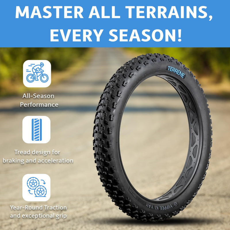 Load image into Gallery viewer, YKY 27.5x4.3 POCKET 120TPI BLK
