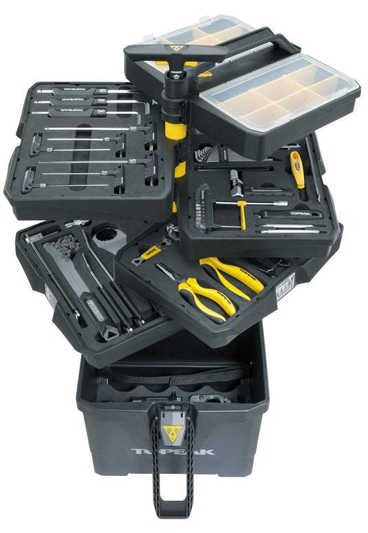 Topeak PrepStation Rolling Tool Station with 40 tools - RACKTRENDZ