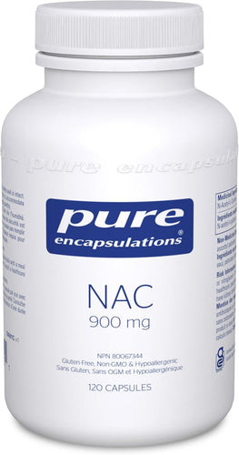 NAC 900 mg - N-Acetyl Cysteine Amino Acid Supplement for Immune Support, Liver & Antioxidants* - 120 Capsules