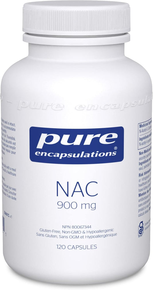 NAC 900 mg - N-Acetyl Cysteine Amino Acid Supplement for Immune Support, Liver & Antioxidants* - 120 Capsules