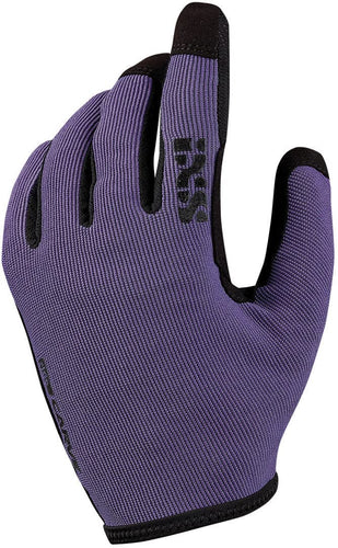 IXS Carve Women's Cycling Gloves Black/Purple - RACKTRENDZ