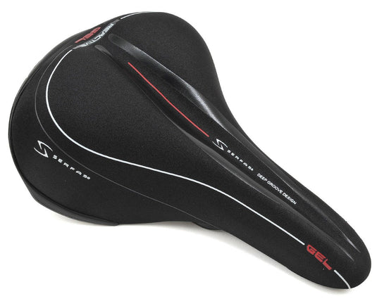 Serfas Men's Reactive Gel Bicycle Saddle - RACKTRENDZ