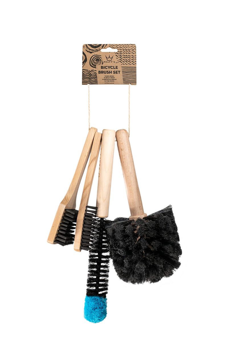 Load image into Gallery viewer, Peaty&#39;s Bicycle Cleaning Brush Set, Set of 4 Brushes - RACKTRENDZ
