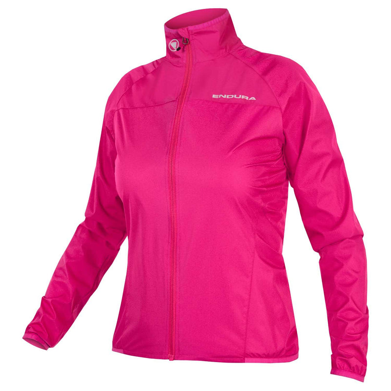 Chargez l&#39;image dans la visionneuse de la galerie, Endura Women&#39;s Xtract Waterproof Cycling Jacket - Lightweight &amp; Packable Cerise, Large - RACKTRENDZ
