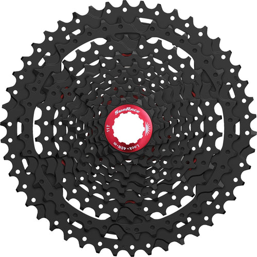 SunRace Unisex's CSMX3 10SPEED CASS 1140T 10 Speed Cassette, Black - RACKTRENDZ