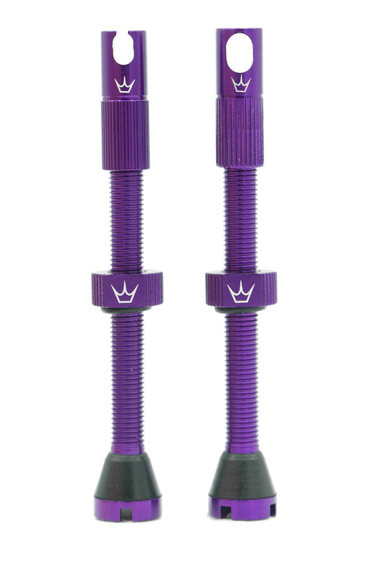 Peaty's x Chris King (MK2) Tubeless Valves, 60mm, Violet - RACKTRENDZ