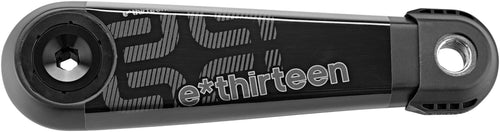 e*thirteen Large1 Race Carbon Crankset - 165mm, 73mm, 30mm Spindle P3 Connect Interface, Carbon Black - RACKTRENDZ