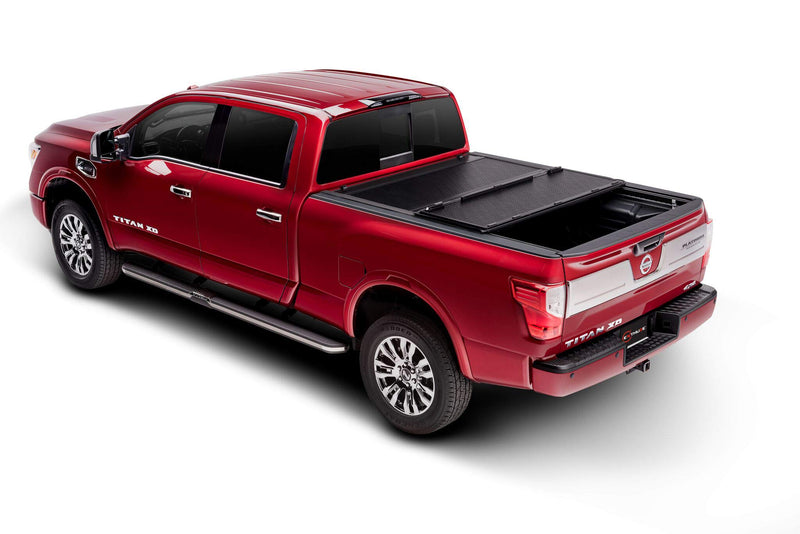 Load image into Gallery viewer, Enthuze R-Series Tri-Fold Tonneau Cover for 2017-2025 Nissan Titan 5&#39;7 Bed
