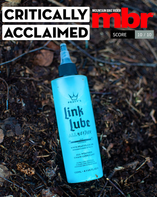 PEATYS Peaty's Link Lube lubrifiant 120ml Transmission Cycle Adulte Unisexe, Bleu - RACKTRENDZ