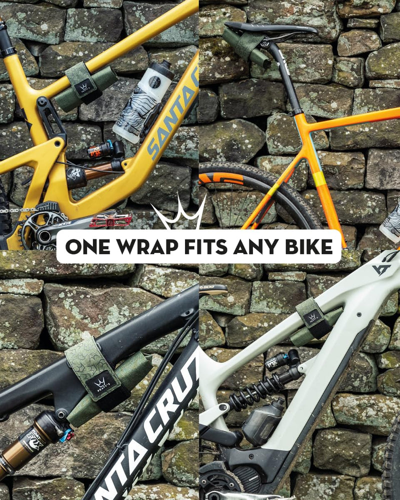 Load image into Gallery viewer, Peaty&#39;s Holdfast Trail Tool Wrap - Super Secure, No Slip or Rattle, Modular Design, Waterproof, Storage Frame Bag with Zip Pouch Pocket, Fits Anywhere, for MTB Road Gravel Ebike Mountain Bike - Green - RACKTRENDZ
