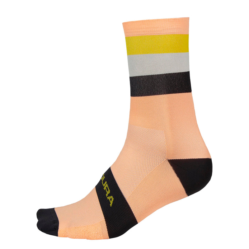 Chargez l&#39;image dans la visionneuse de la galerie, Endura Bandwidth Cycling Sock, Neon Peach, Small-Medium - RACKTRENDZ
