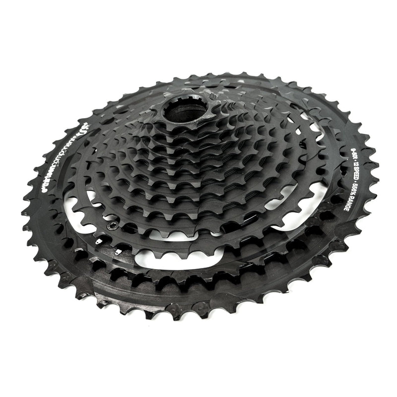 Chargez l&#39;image dans la visionneuse de la galerie, e*thirteen Components TRS Plus 12-Speed Cassette Black, 9-46t - RACKTRENDZ
