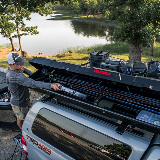 Yakima, TopWater Rooftop Fishing Rod Box, Carries Up to 8 Fully-Rigged Rods