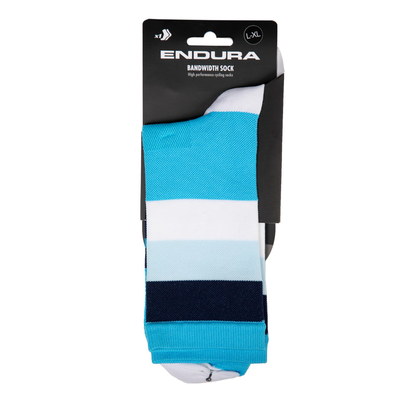 Chargez l&#39;image dans la visionneuse de la galerie, Endura Bandwidth Cycling Sock, Hi-viz Blue, Small-Medium - RACKTRENDZ
