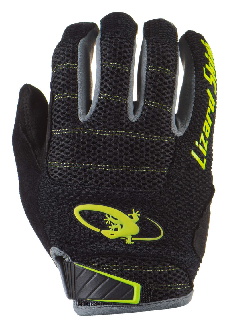 Load image into Gallery viewer, Lizard Skins Monitor AM Gloves: Jet Black/Neon LG - RACKTRENDZ
