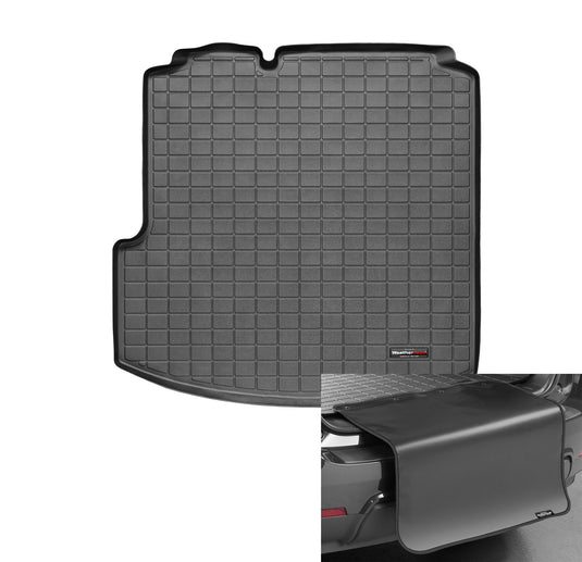 WeatherTech Cargo Trunk Liner for VW Jetta, Jetta GLI - Trunk with Bumper Protector (40292SK) Black