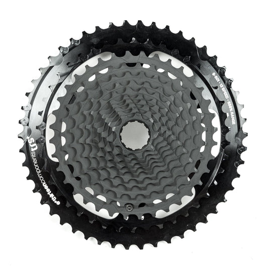 e*thirteen Components TRS Plus 12-Speed Cassette Black, 9-46t - RACKTRENDZ