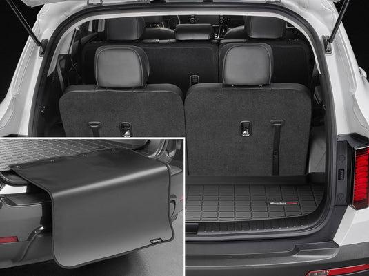 WeatherTech Cargo Trunk Liner for Kia Sorento, Sorento Hybrid, Sorento Plug-in Hybrid - Behind 3rd Row w/Bumper Protector (401408SK) Black