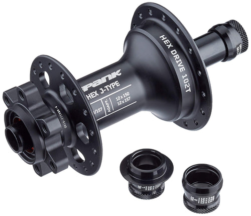 Spank Rear Hub Hex 150/157x12 mm Shimano HG, 102T, 32H Adult Unisex, Black - RACKTRENDZ