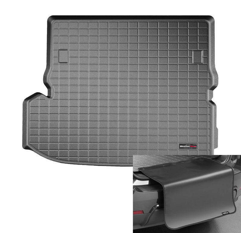 Chargez l'image dans la visionneuse de la galerie, WeatherTech Cargo Trunk Liner for Lexus RX, RX Hybrid - Behind 2nd Row w/Bumper Protector (401158SK) Black
