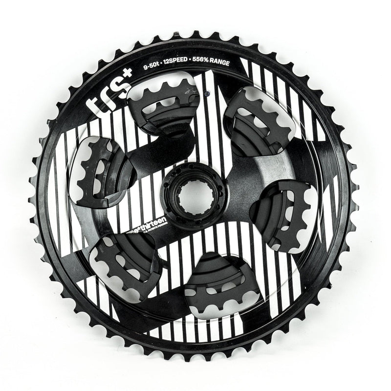 Chargez l&#39;image dans la visionneuse de la galerie, e*thirteen Components TRS Plus 12-Speed Cassette Black, 9-46t - RACKTRENDZ
