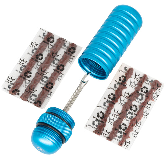 Peaty's Holeshot Tubeless Puncture Plugger Kit, Turquoise - RACKTRENDZ