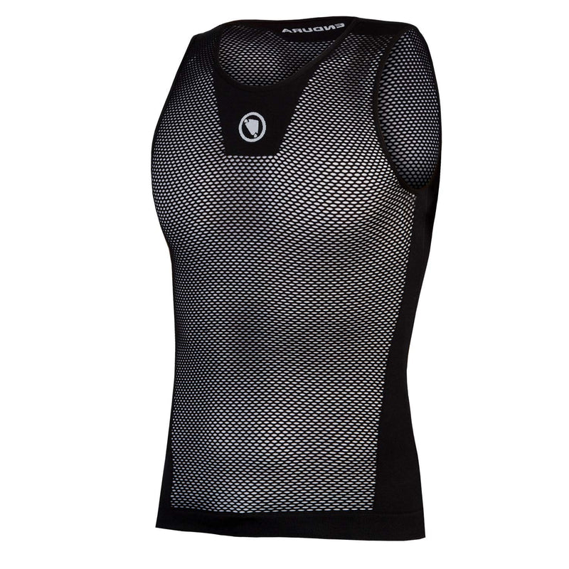 Chargez l&#39;image dans la visionneuse de la galerie, Endura Men&#39;s Fishnet Sleeveless Cycling Baselayer II Black, Large - RACKTRENDZ
