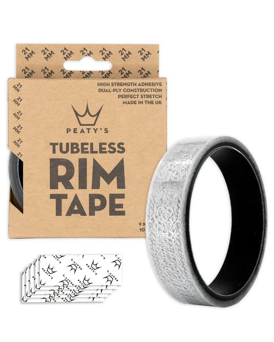 PEATYS Peaty's RimJob Rim Tape Flap Tubeless Adult Unisex Brown, Width 21 mm x 9 m - RACKTRENDZ