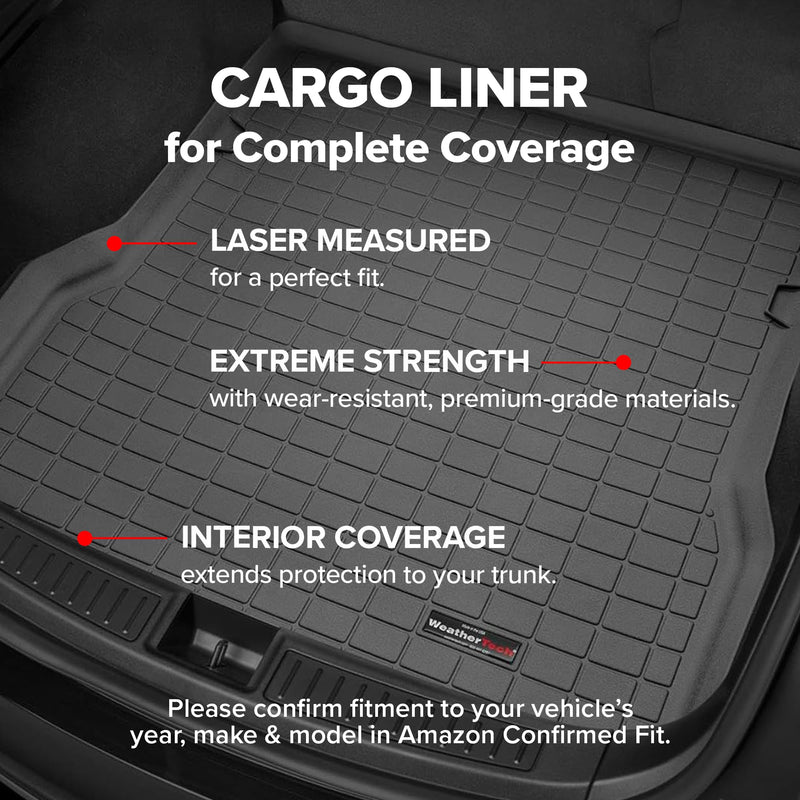Load image into Gallery viewer, WeatherTech Cargo Trunk Liner for Honda Odyssey - Behind 2nd Row w/Bumper Protector (401050SK) Black

