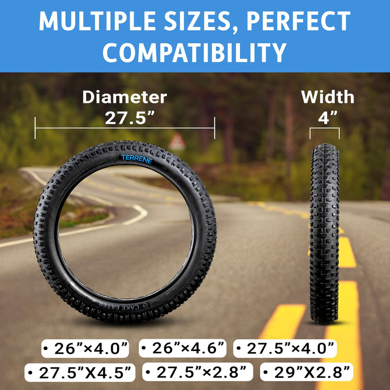 Load image into Gallery viewer, CAKE ETR 275X4.0 3STUD 120TPI
