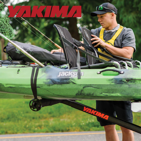 Supports de kayak pour automobiles Yakima 8007417 avec coussin à bras long