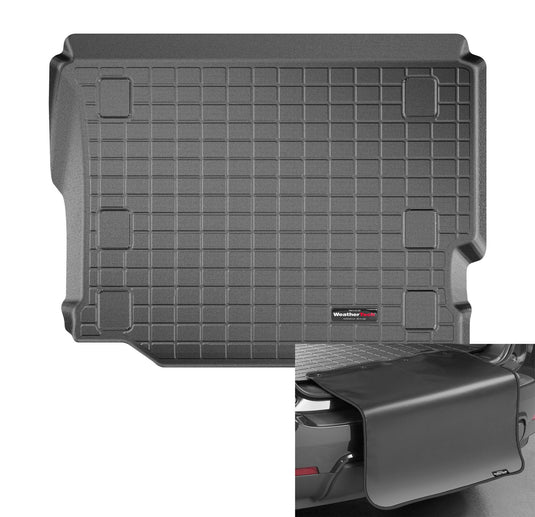 WEATHERTECH 401171SK Cargo Liner with Bumper Protector Black Wrangler Unlimited Jl 18
