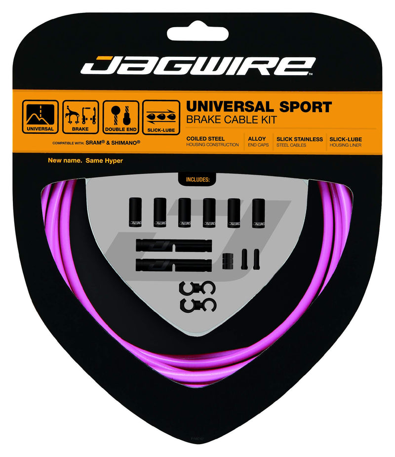 Load image into Gallery viewer, Jagwire Universal Sport Cable Brake / Sheath Kit Unisex Adult, Pink - RACKTRENDZ
