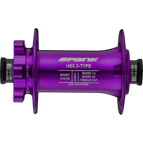 Spank HEX J-Type Boost F15/20 Front Hub Purple - RACKTRENDZ